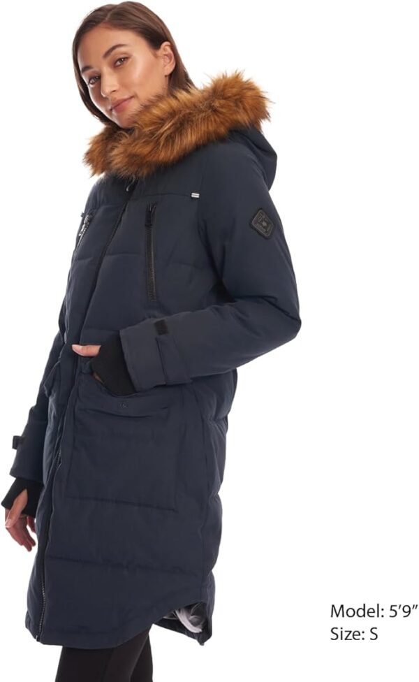 ALPINE NORTH Women’s Vegan Down Drawstring Winter Parka