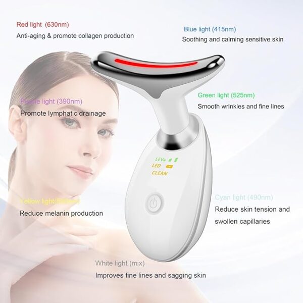 Face and Neck Massager Tools, Portable Facial Beauty Device,Facial Massager - Image 3