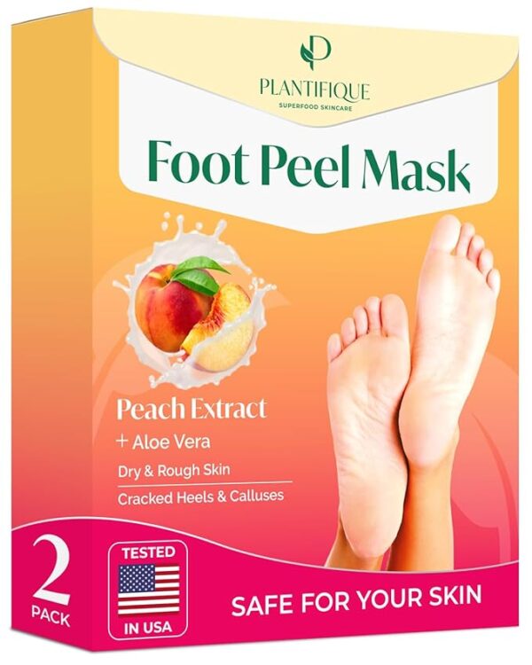 PLANTIFIQUE Foot Peeling Mask (2 Pairs) - Peeling Foot