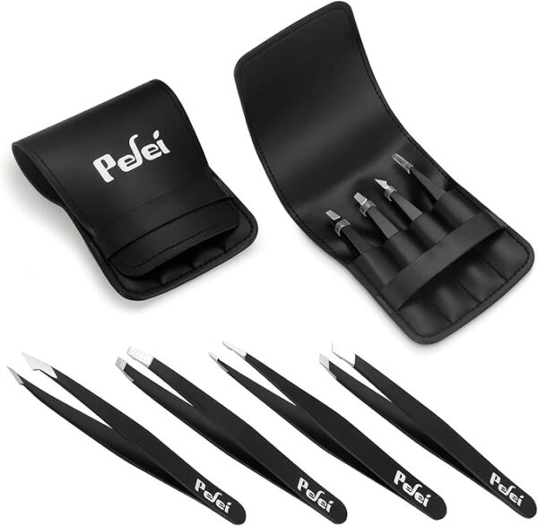 Pefei Tweezers Set - Professional Stainless Steel Tweezers - Image 4