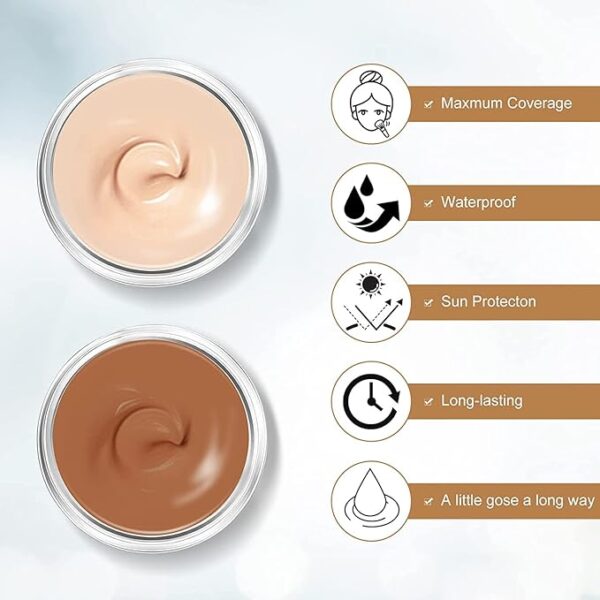 Tattoo Cover Up Makeup Waterproof, Body and Leg Scar - Image 4
