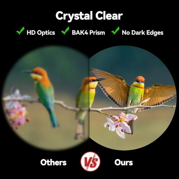 Binoculars for Adults High Powered: 12x42 HD Zoom Binocular for Bird Watching Hunting - Image 2