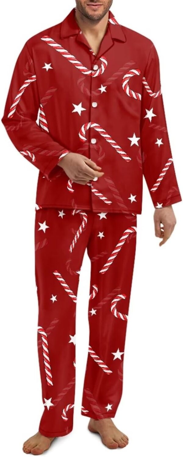Casual Christmas Home Wear Couple Matching Outfit Pajamas Set - Image 2