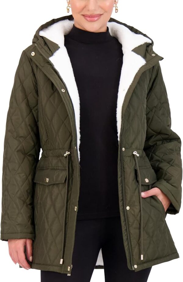Jones NY Diamond-Quilted Jacket Anorak - Image 2