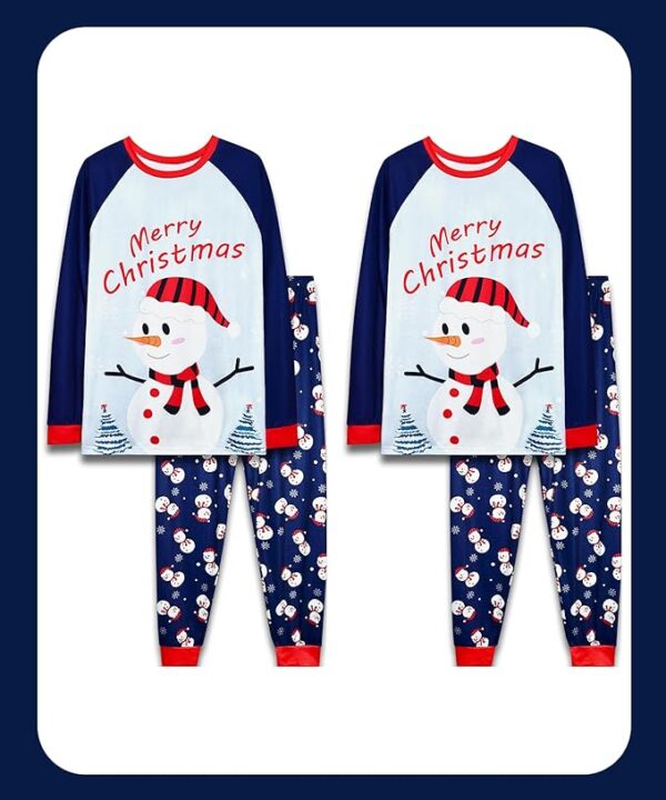 SkiBeaut Christmas Pajamas Set for Couples Xmas Pjs Long Sleeve Holiday Sleepwear - Image 4