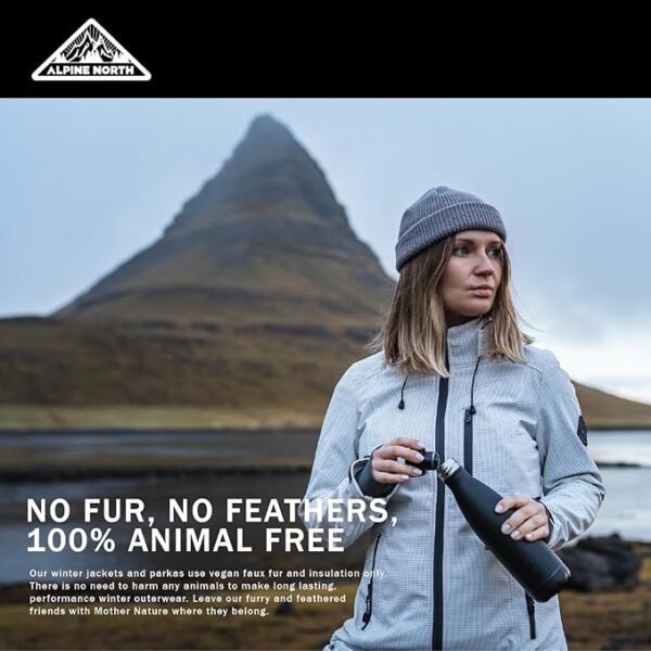 ALPINE NORTH Women’s Vegan Down Mid-Length Parka - Image 5