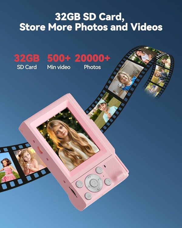 Digital Camera for Kids: FHD 1080P Camera - Video Cameras for Teens - Image 7