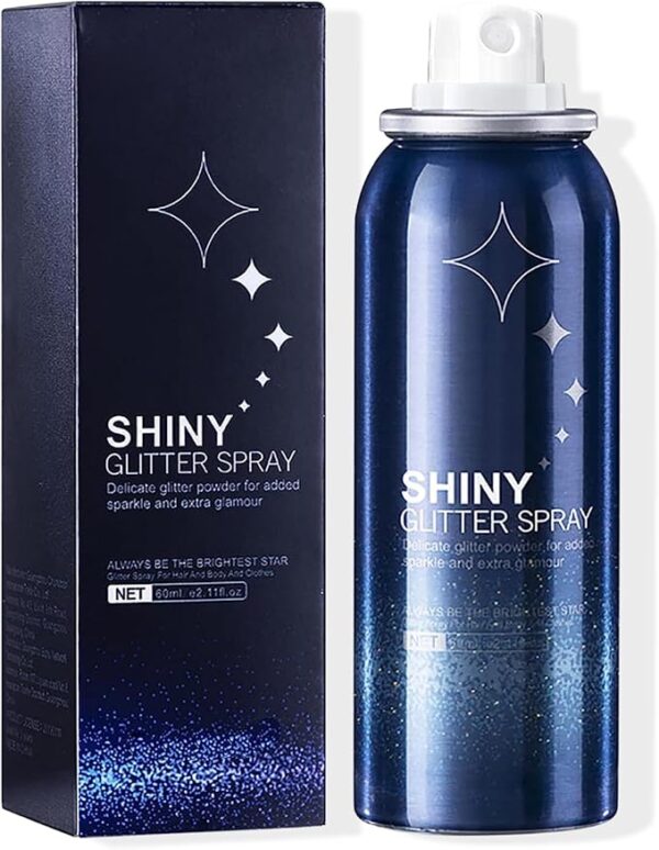 Body Glitter Spray for Hair and Body, Hairspray for Clothes