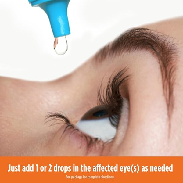 Blink Eye Drops for Dry Eyes, Triple Care Lubricant Eye Drops - Image 3