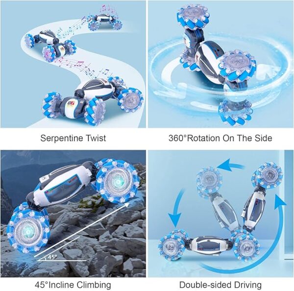 Gesture Sensing RC Stunt Car, Toys for Boys Girls 6-12 Year - Image 3