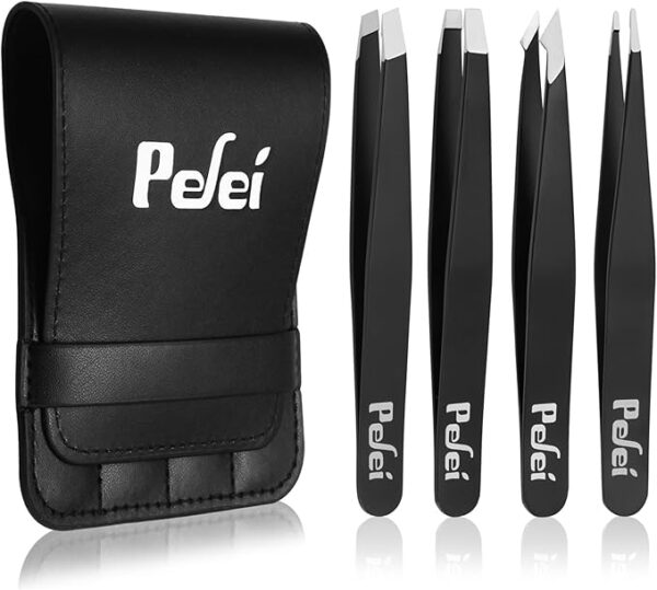 Pefei Tweezers Set - Professional Stainless Steel Tweezers