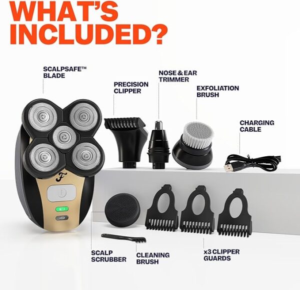 The FlexSeries Electric Head Hair Shaver - Freebird - Ultimate - Image 2