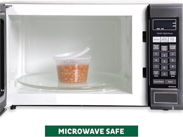Freshware Food Storage Containers [50 Set] 16 oz Plastic Deli - Image 3