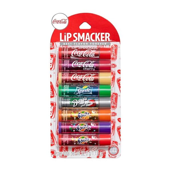 Lip Smacker Coca-Cola Flavored Balm, 8 Count
