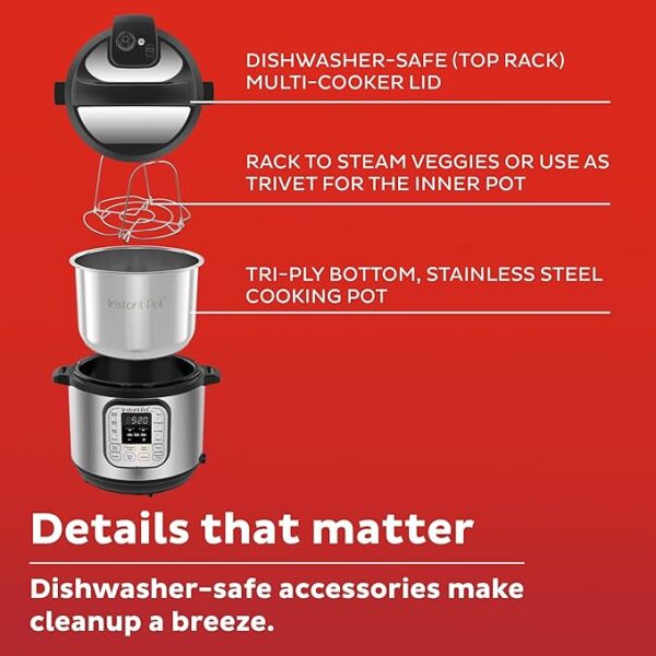 Instant Pot Duo 7-in-1 Mini Electric Pressure Cooker - Image 3