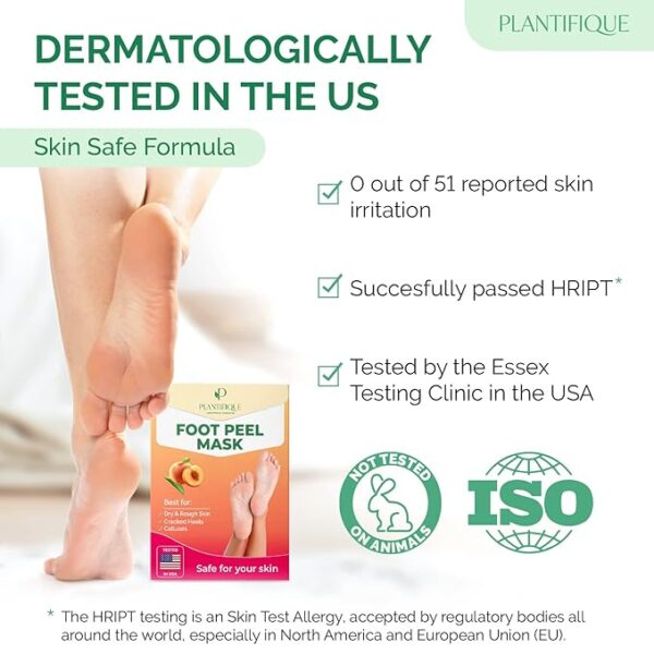 PLANTIFIQUE Foot Peeling Mask (2 Pairs) - Peeling Foot - Image 5