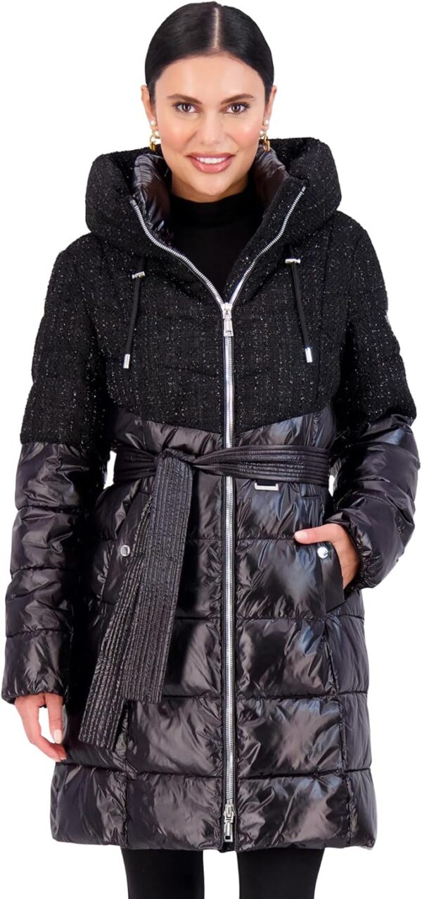 Vince Camuto Hooded Women's Puffer Jacket Womens