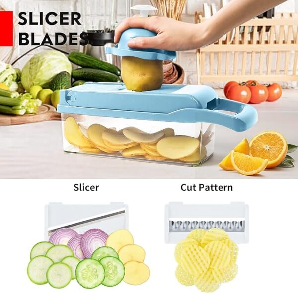 Vegetable Chopper, Onion Chopper, Mandolin Slicer,Pro - Image 4