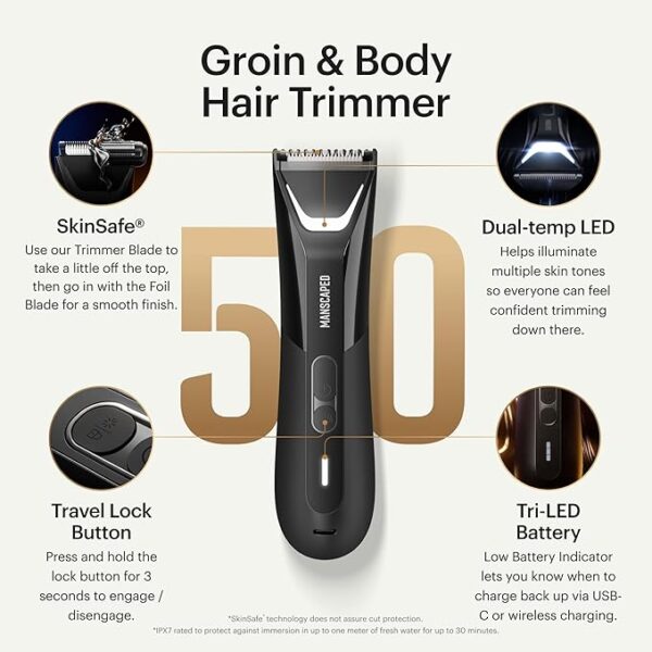 MANSCAPED® The Lawn Mower® 5.0 Ultra Groin & Body Hair Trimmer - Image 3
