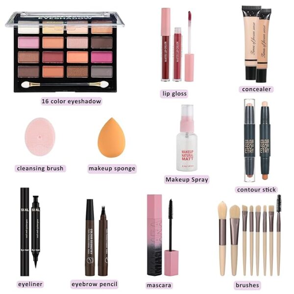 Makeup Gift Kits for Women Full-Kit,Beginner Makeup Kit - Image 2