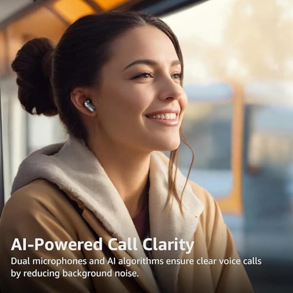 TOZO Hybrid Active Noise Cancelling Wireless Earbuds, 10mm Drivers Deep Bass Stereo Sound - Image 3