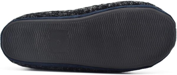 GPOS Knit Rock Wool Warm Men Indoor Pull on Cozy Memory Foam Slipper - Image 3