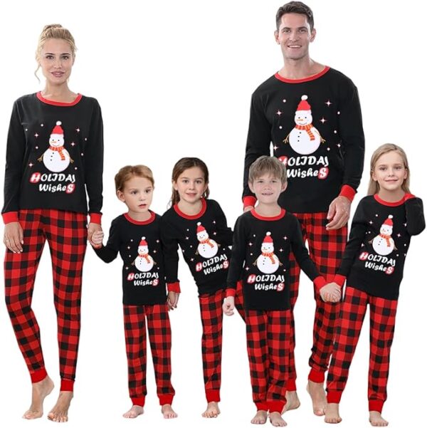 ABeCue Matching Family Pajamas for Women Men Kids Holiday