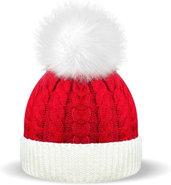 Christmas Santa Knitted Hat for Baby