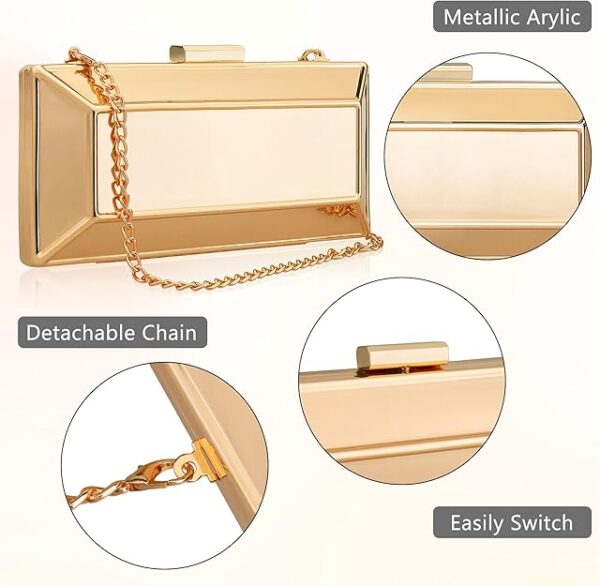 jessie Women Metal Evening Handbag - Image 4
