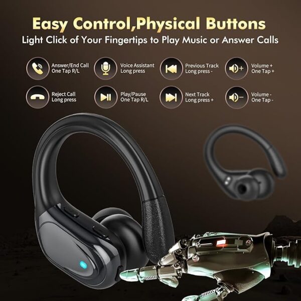 Wireless Earbuds Bluetooth Headphones 80hrs Playback Ear Buds - Image 3