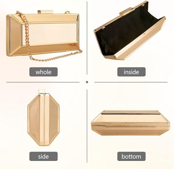 jessie Women Metal Evening Handbag - Image 3