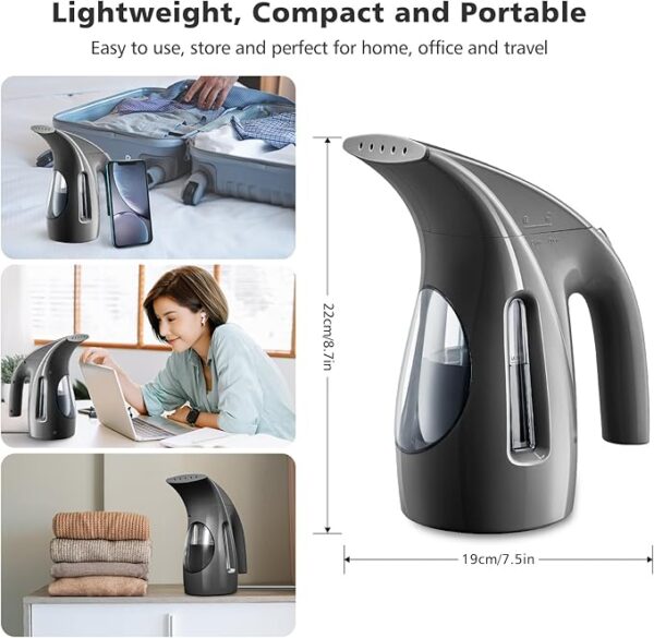 HiLIFE Steamer for Clothes, Portable Handheld Design - Image 3
