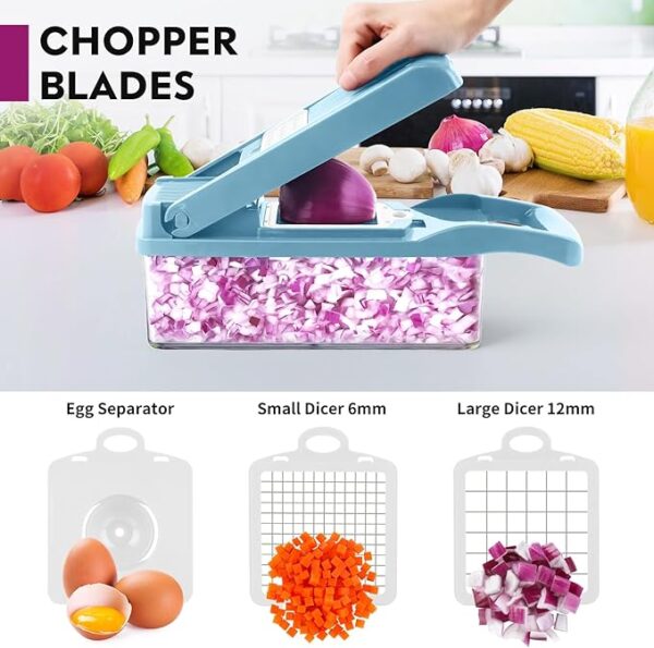 Vegetable Chopper, Onion Chopper, Mandolin Slicer,Pro - Image 3