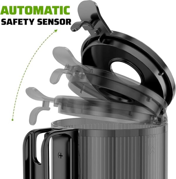 Cold Press Juicer, 5.4" Wide Feed Chute Juice Extractor Machine with 400W - Image 3