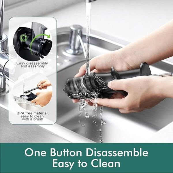 SiFENE Quiet Cold Press Juicer Machine - Image 4