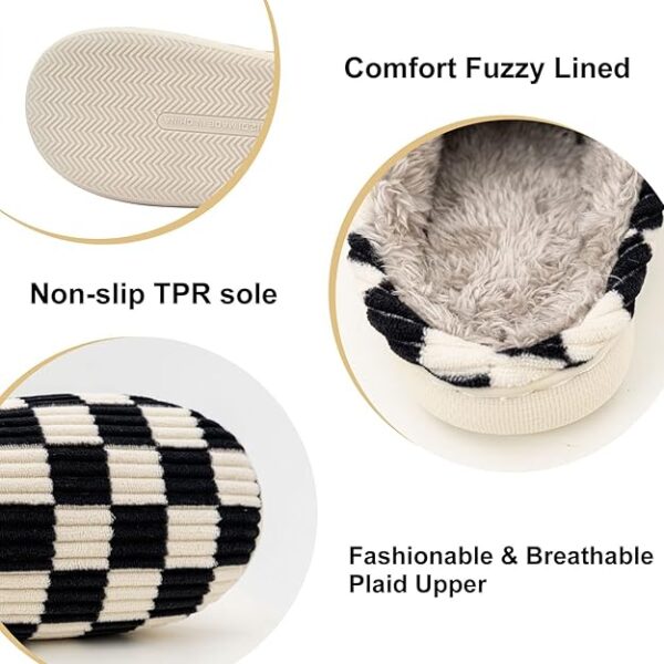 Guyarns House Slippers for Women,Fuzzy Mens Slippers - Image 2