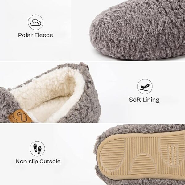 EverFoams Women’s Soft Curly Full Slippers - Image 2