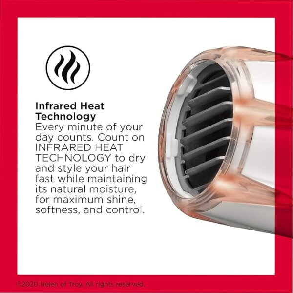 REVLON Infrared Hair Dryer with Diffuser - Image 3