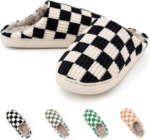 Guyarns House Slippers for Women,Fuzzy Mens Slippers - Image 3