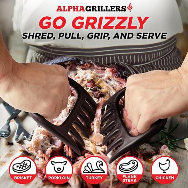 Meat Shredder Claws - BBQ Smoker Accessories Pulled Pork - Image 6