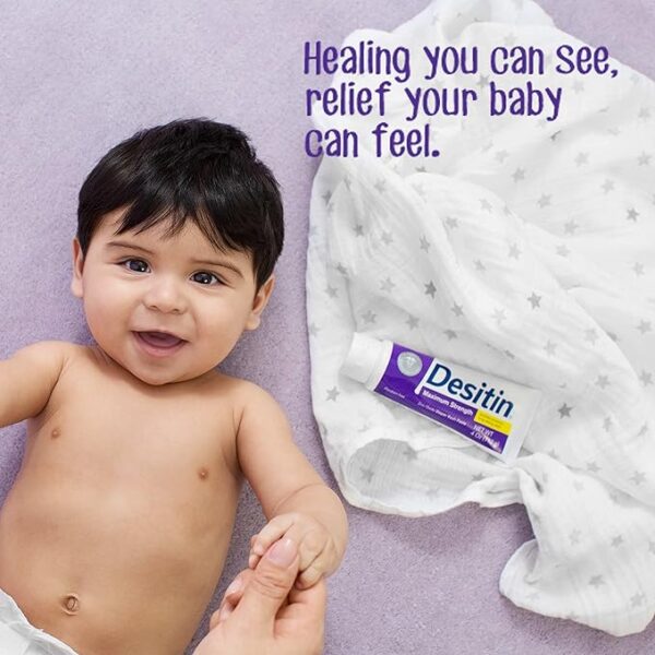Desitin Maximum Strength Baby Diaper Rash Cream, 40% - Image 2
