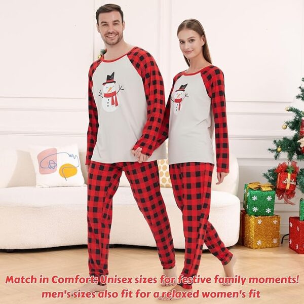 V.&GRIN Christmas Family Pajamas Matching Sets for Mens Womens Kids - Image 2