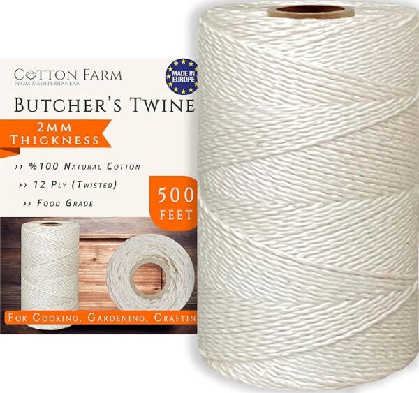 Cotton Farm Cooking Twine, 500 Feet String