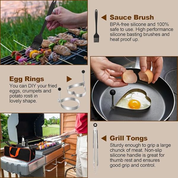 14PCS Griddle Accessories Kit, Flat Top Grill Accessories Set - Image 2