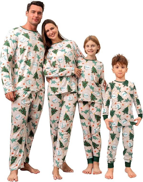 Rnxrbb 2024 Family Christmas Pajamas Matching Set Christmas Pajama
