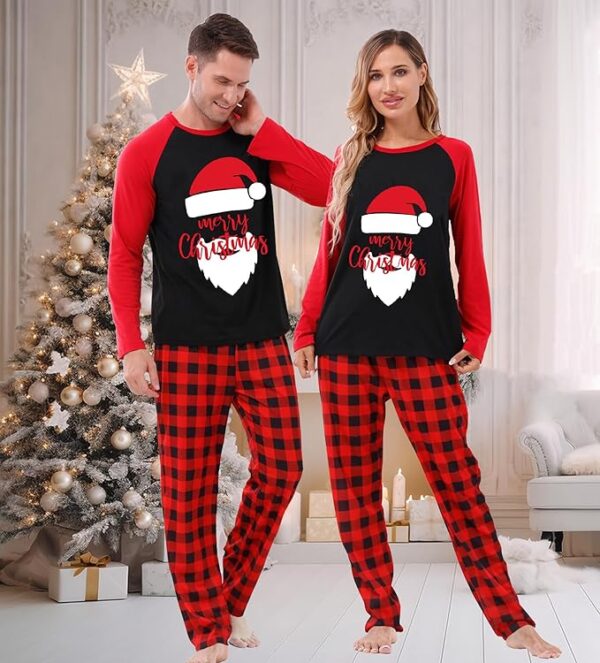 Boboking Christmas Pajamas For Couples Set Holiday Party - Image 4