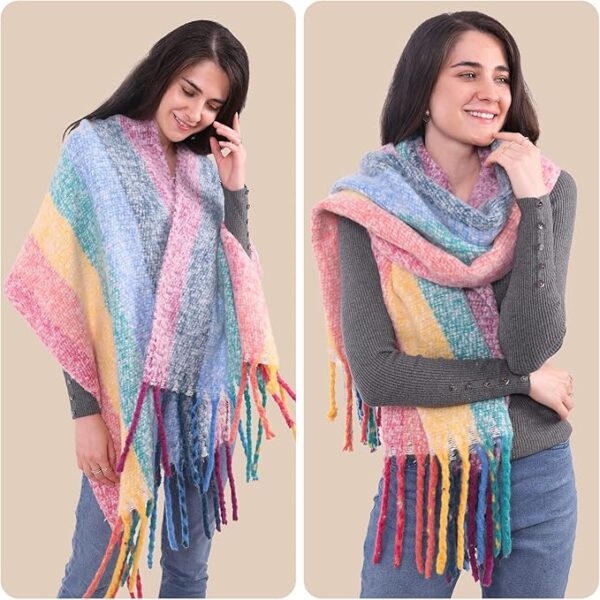 MissShorthair Oversized Chunky Scarf for Women - Image 2