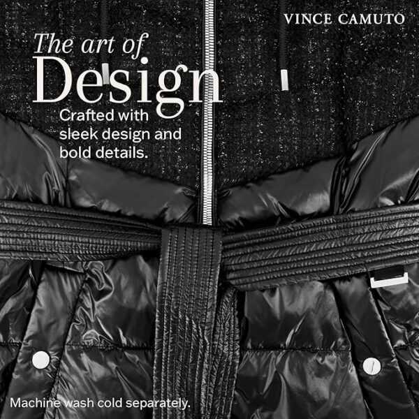 Vince Camuto Hooded Women's Puffer Jacket Womens - Image 3