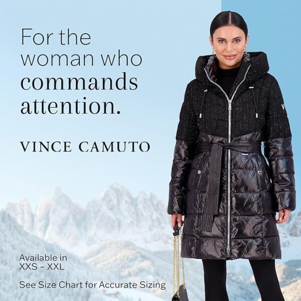 Vince Camuto Hooded Women's Puffer Jacket Womens - Image 4
