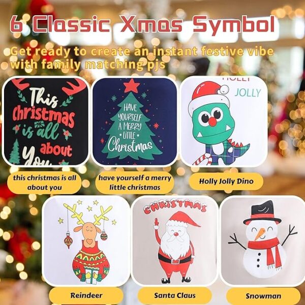 V.&GRIN Christmas Family Pajamas Matching Sets for Mens Womens Kids - Image 4